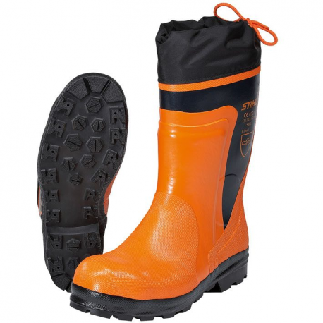 Botas de goma anticorte FUNCTION Talla 39 naranja