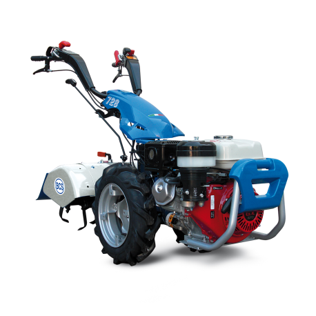 Potente Motocultor bcs 728 con Motor HONDA GX200 Y 3 + 3 MARCHAS